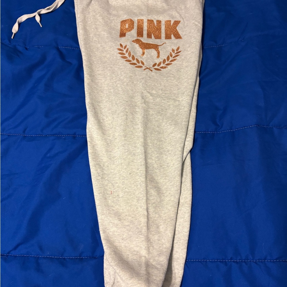 PINK Victoria's Secret Light Gray Sweatpants